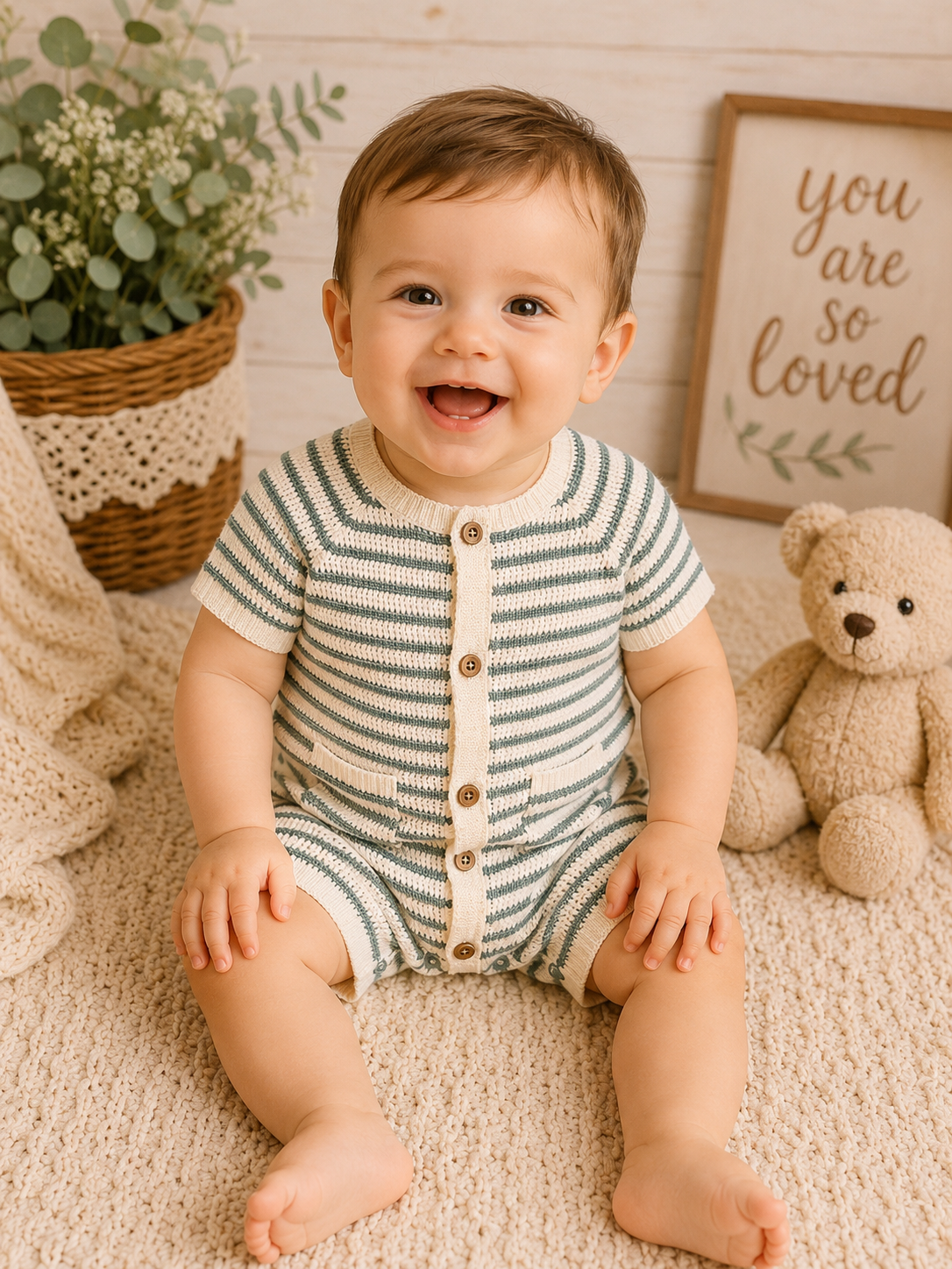 Sagebrook Knit Romper
