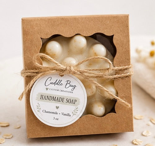 Handmade Massage Spa Bar | Chamomile + Vanilla