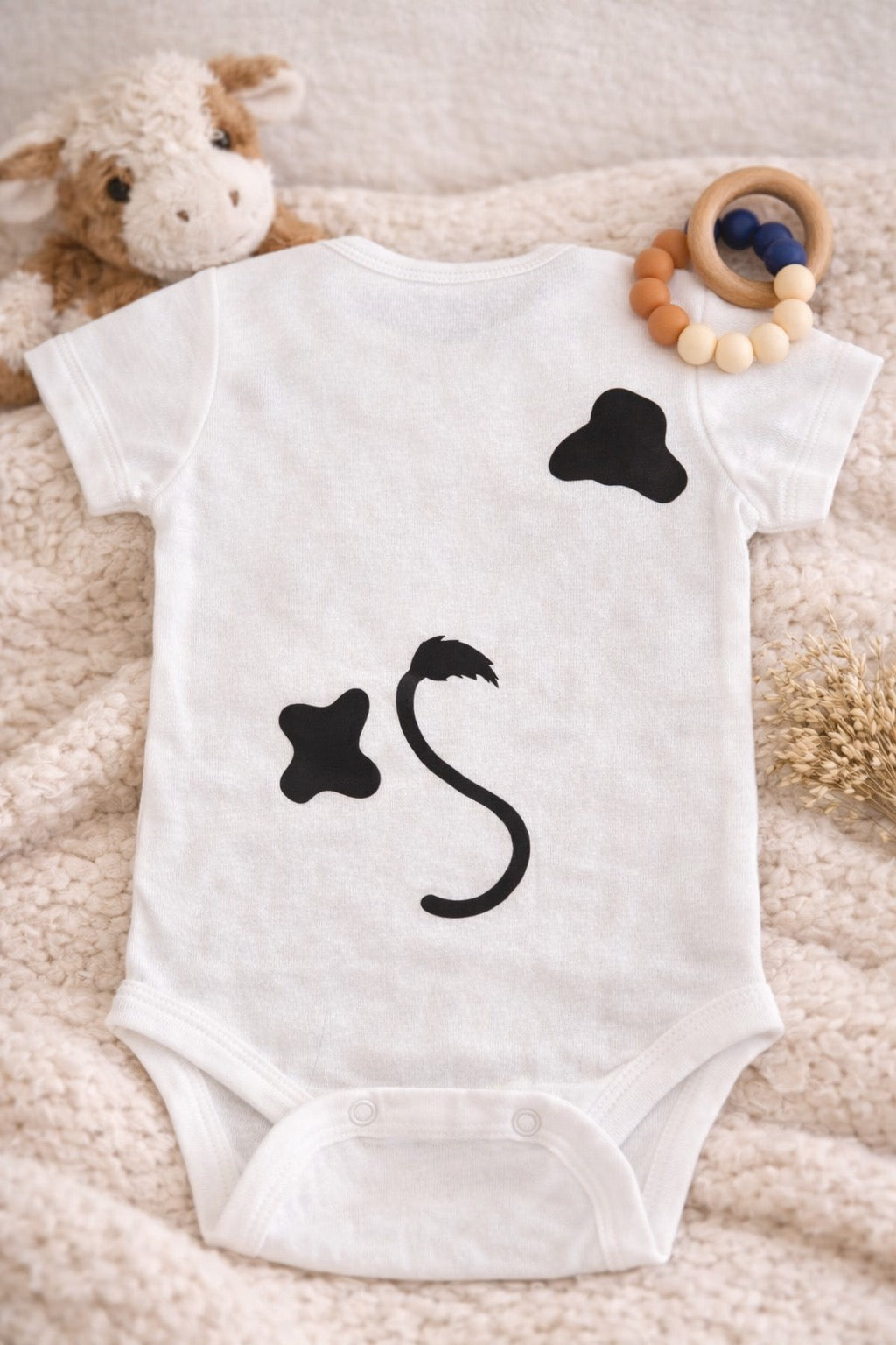 Cow Print Baby Onesie