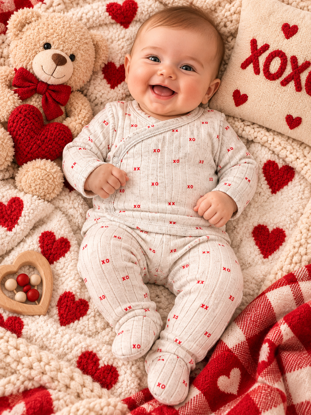 Hugs & Kisses Cozy Set