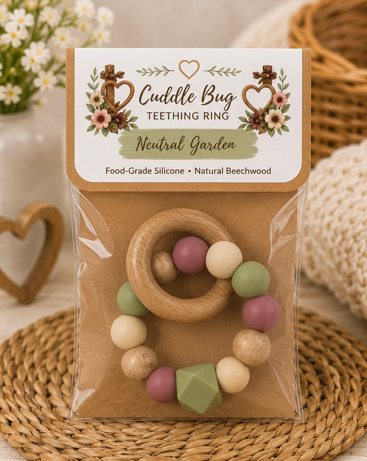 Handmade Silicone Teething Ring