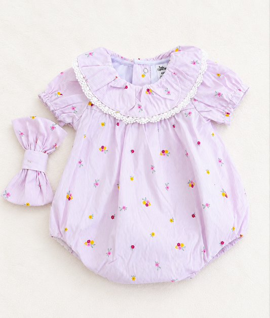 Rosie Posie Bubble Romper