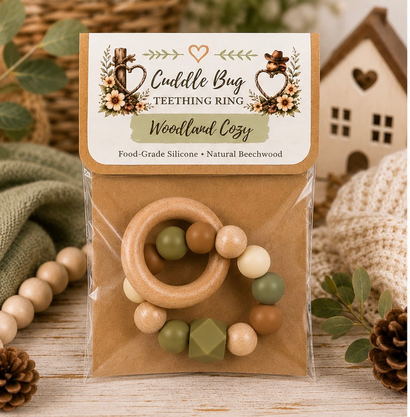 Handmade Silicone Teething Ring