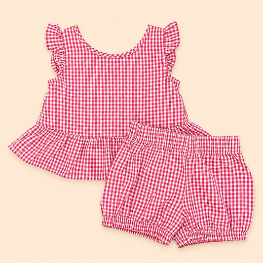 Sweet Picnic Gingham Set