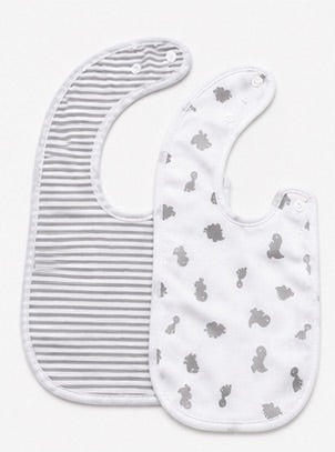 Classic Cotton Baby Bib Set