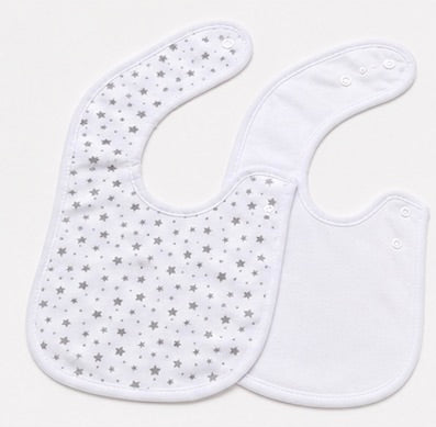 Classic Cotton Baby Bib Set