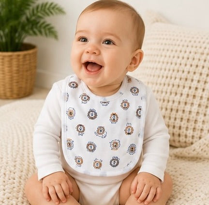 Classic Cotton Baby Bib Set