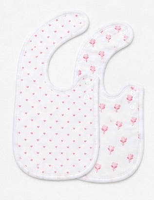 Classic Cotton Baby Bib Set