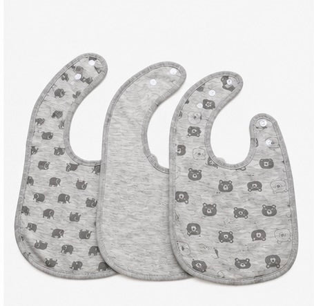 Classic Cotton Baby Bib Set