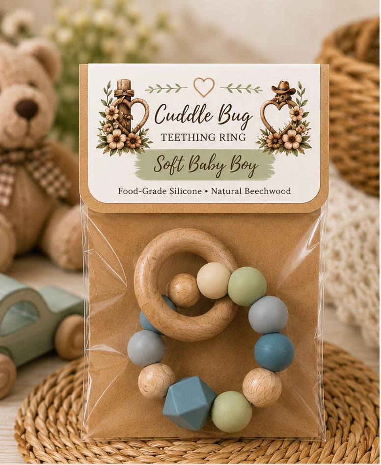 Handmade Silicone Teething Ring