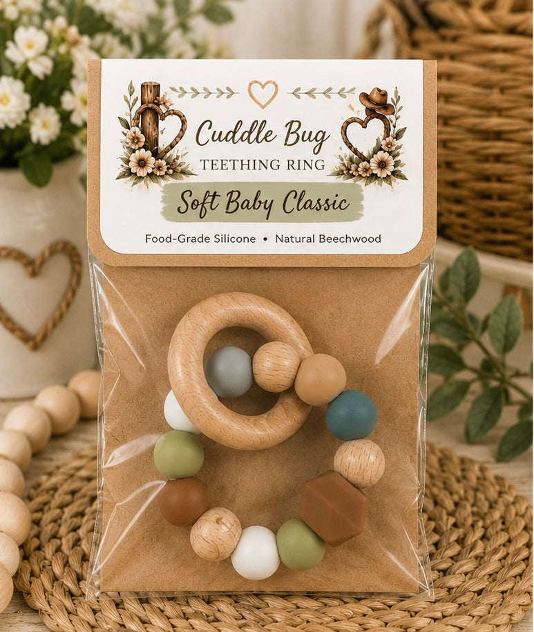 Handmade Silicone Teething Ring