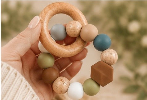 Handmade Silicone Teething Ring