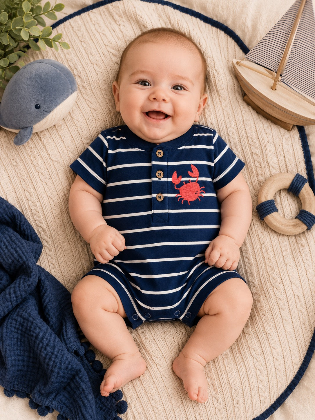 Seaside Splash Romper