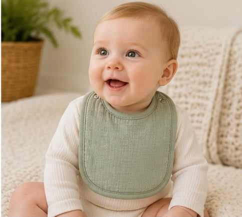Muslin Baby Bib Set (2-Pack)