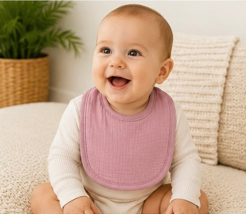 Muslin Baby Bib Set (2-Pack)