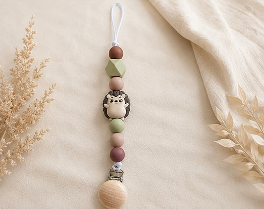 Woodland Cozy Pacifier Clip