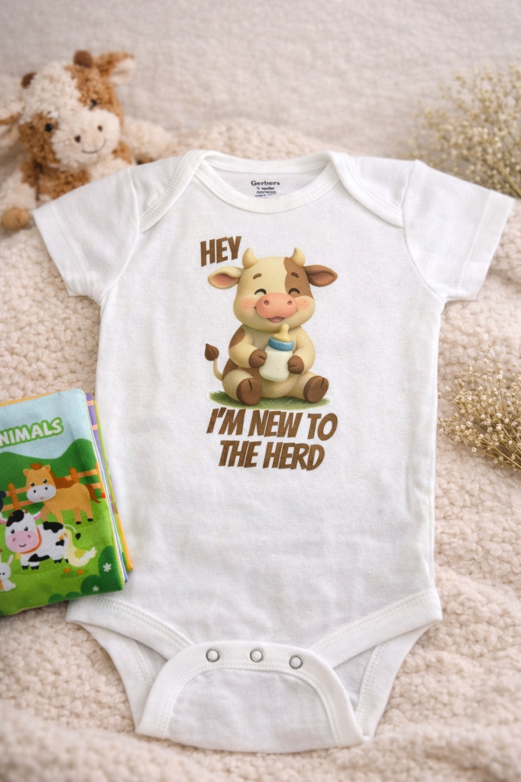Hey I'm New to the Herd Onesie