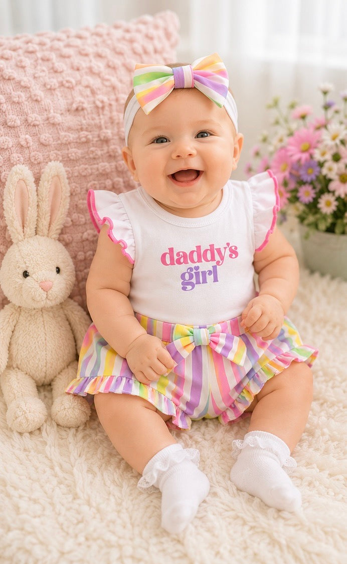 Daddy's Sunshine Stripe Set