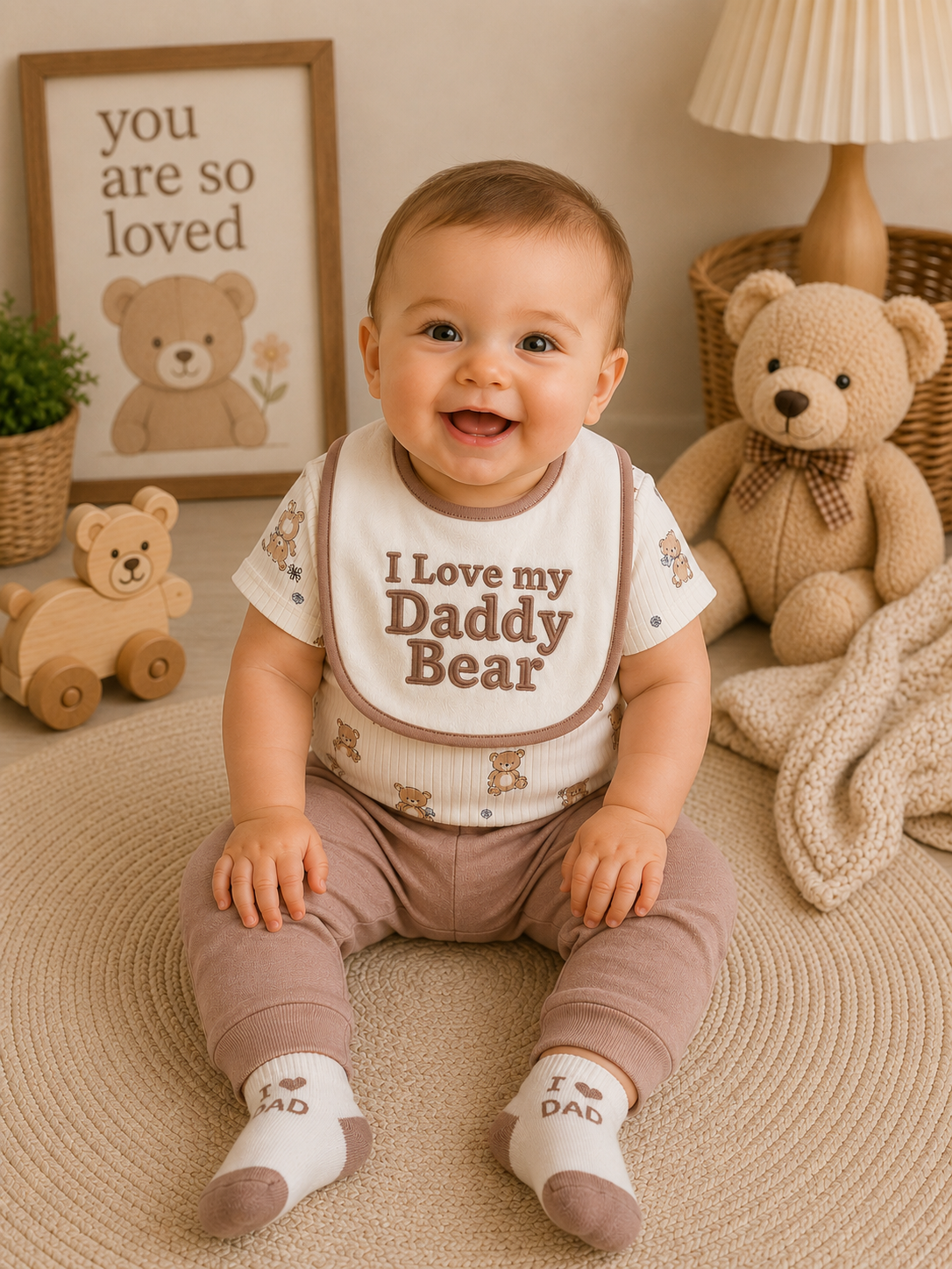 Daddy Bear Snuggle Set