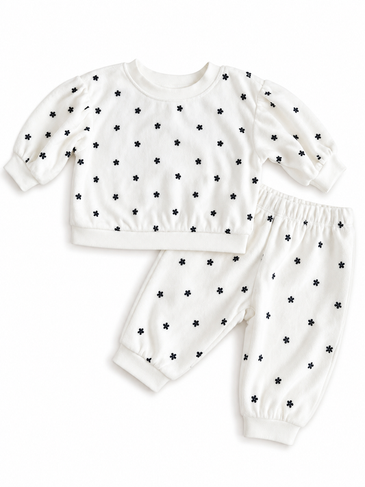 Midnight Blossom Lounge Set