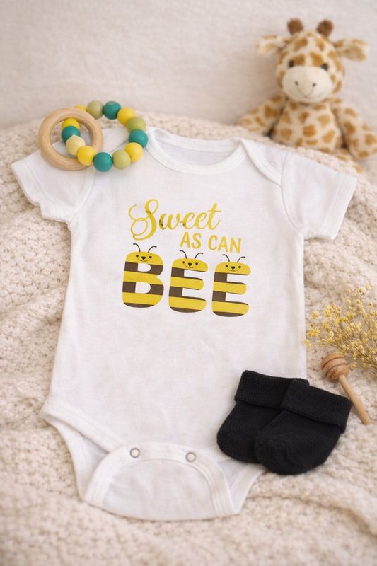 Sweet As Can BEE Baby Onesie